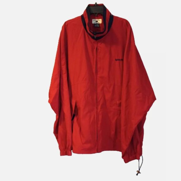Cutter and Buck Men's Jacket Size XLarge Red Golf Windbreaker Rain Jacket - Picture 12 of 14